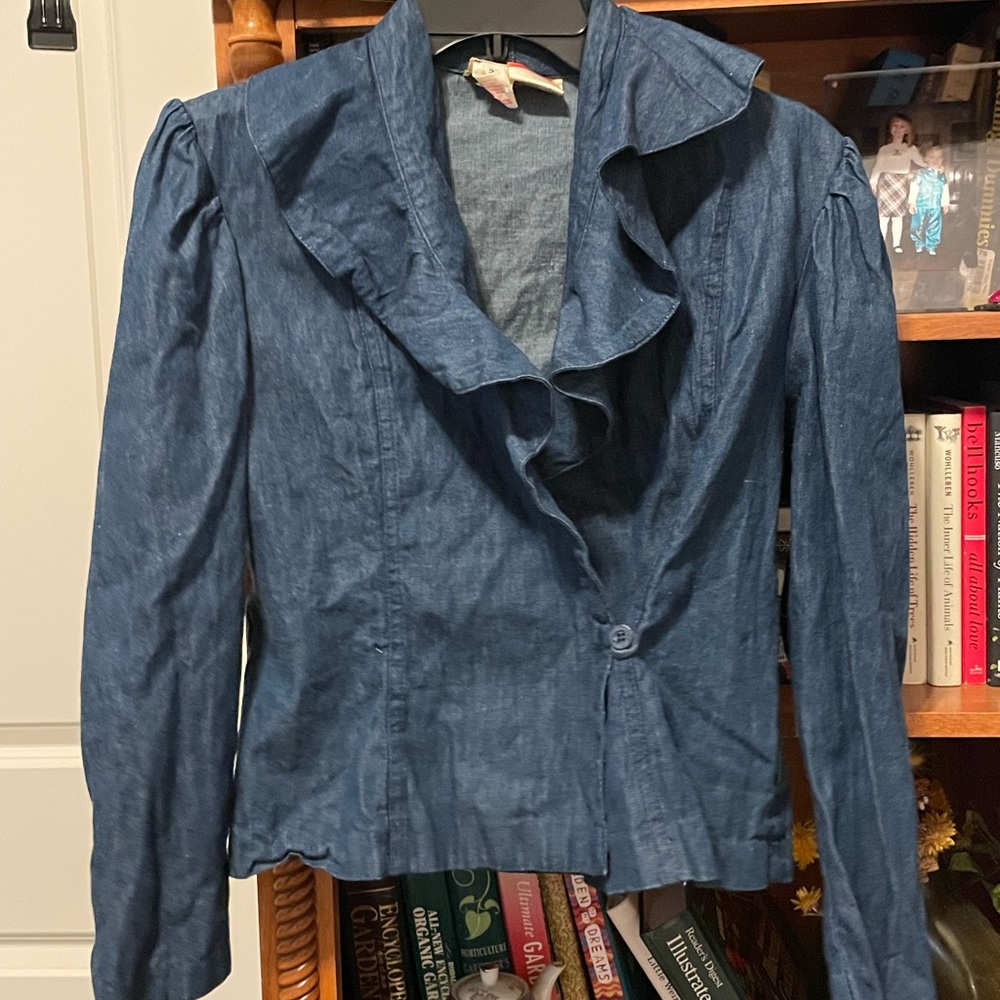 Vintage denim blouse